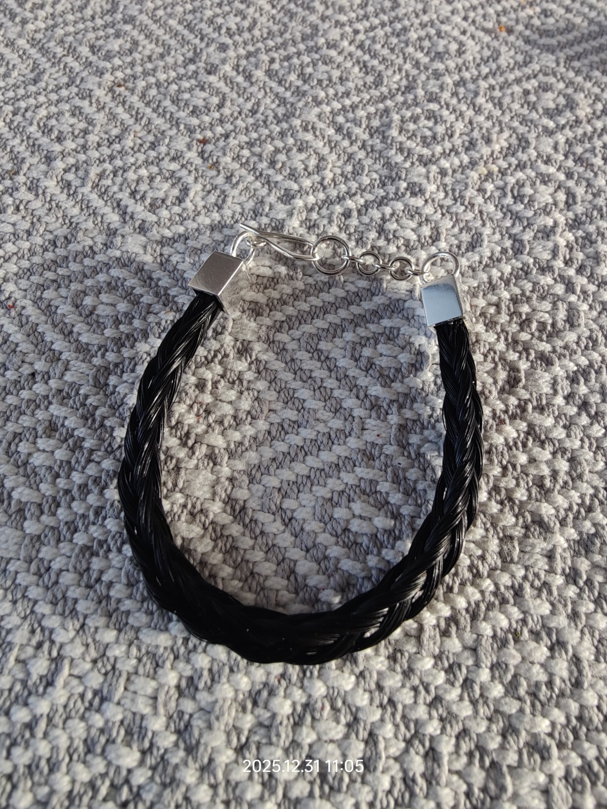 Handgemaakte Zilveren Paardenhaar Armband (Made to Order) - 139701 Handgemaakte Zilveren Paardenhaar Armband (Made to Order)