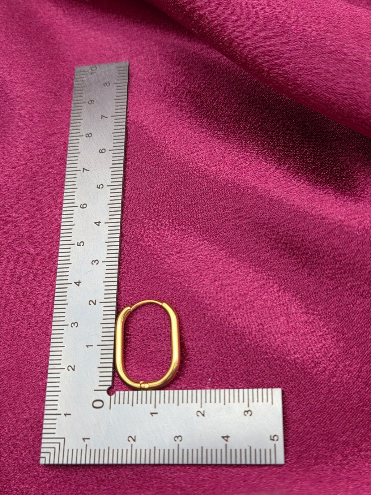 RVS creolen voor epoxy hangers - U dun