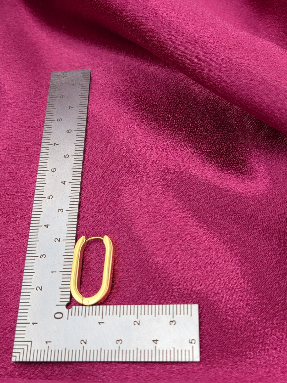 RVS creolen voor epoxy hangers - U groot