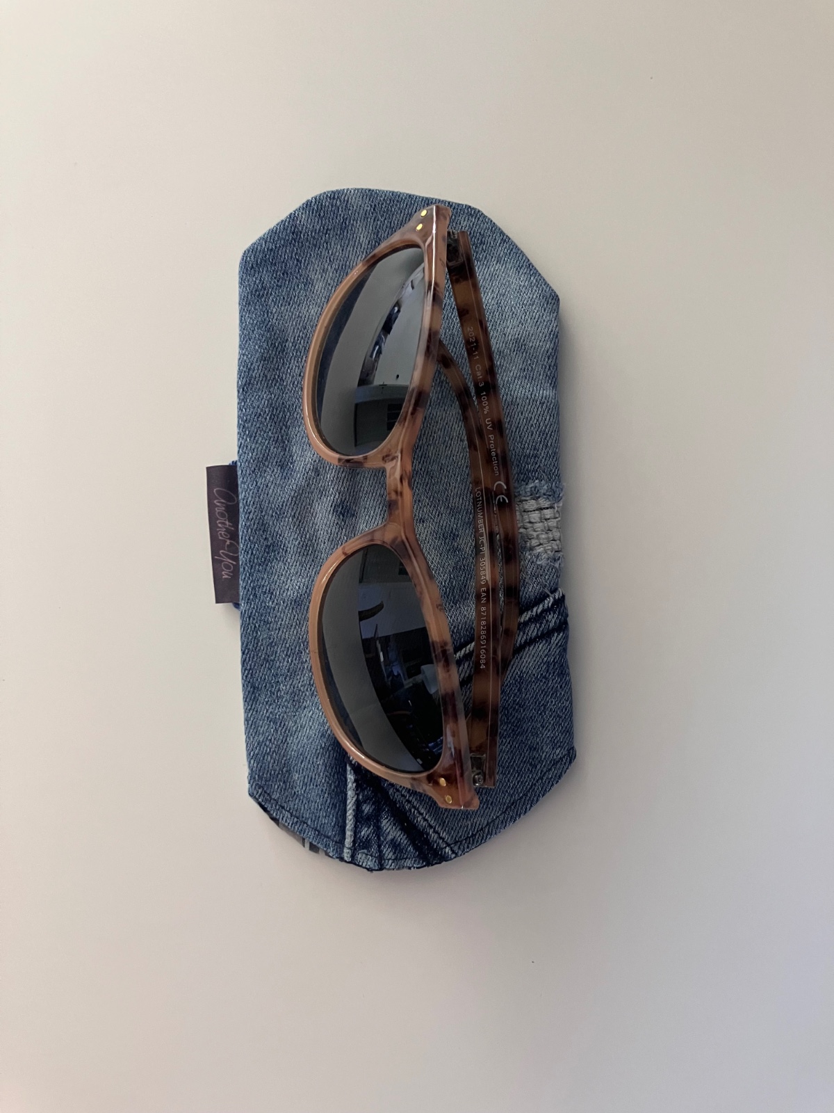 Brilhoesje denim blauw - 145568 Brilhoesje denim blauw