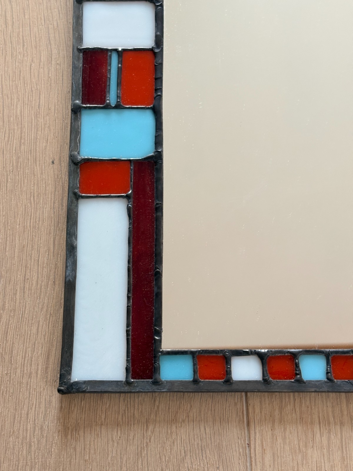Spiegel glas in lood