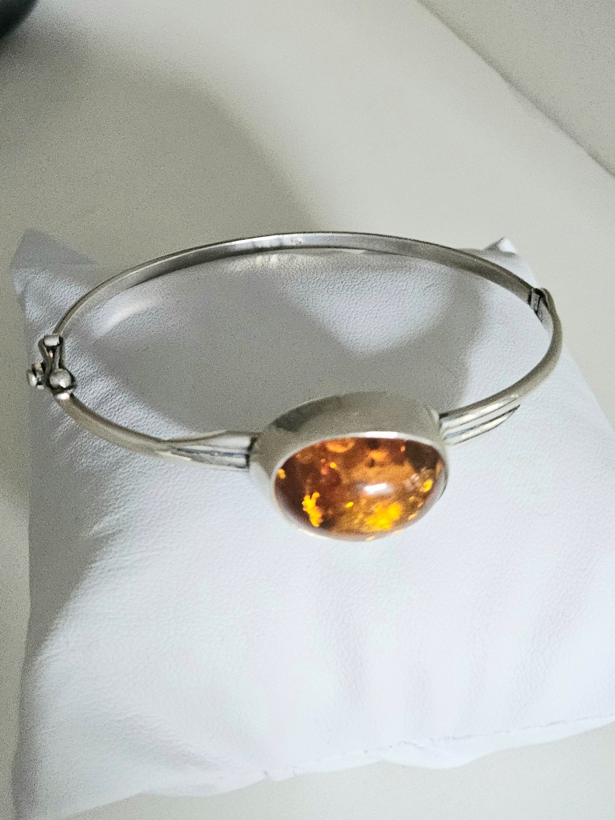 Zilveren 925 armband met Baltische Amber – uniek sieraad uit Polen - 148312 Zilveren 925 armband met Baltische Amber – uniek sieraad uit Polen