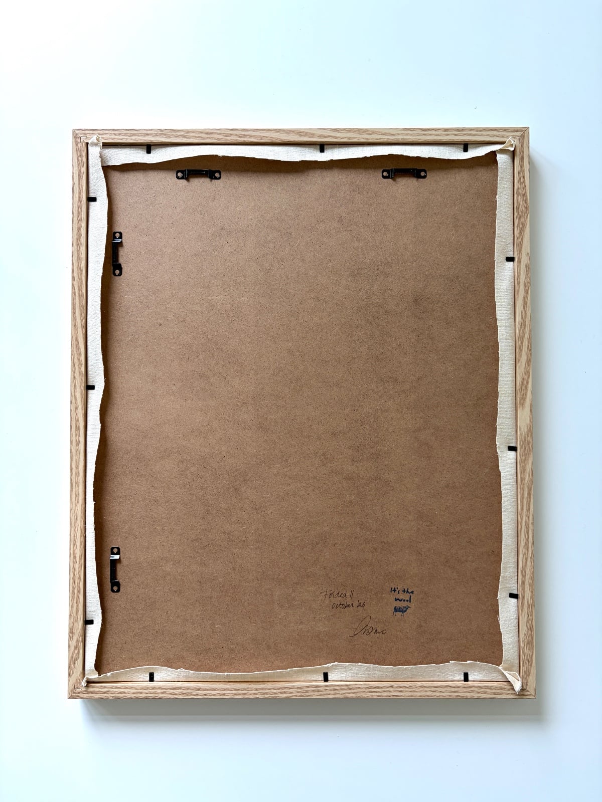 Folded - grafische wanddecoratie van wol - 153165 Folded - grafische wanddecoratie van wol