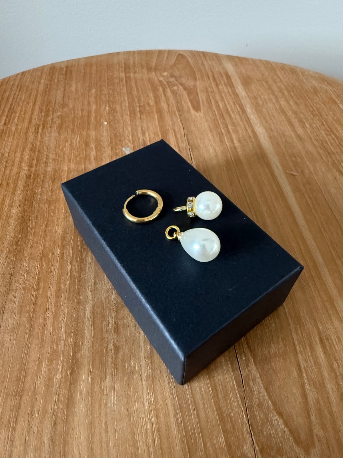 Mix & Match stainless steel goudkleurige oorbellen set - 155719 Mix & Match stainless steel goudkleurige oorbellen set