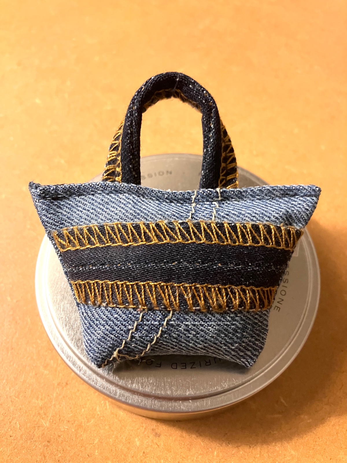 Tas hanger Bag charm mini tas blauw 005 - 155317 Tas hanger Bag charm mini tas blauw 005