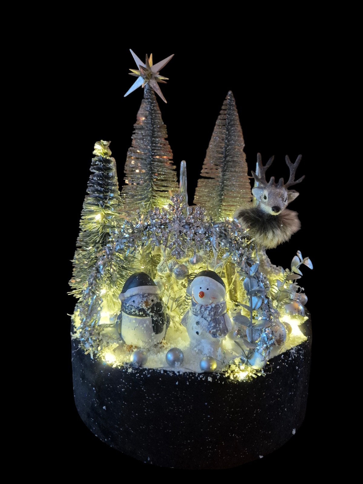 Zilveren kersttafereel – Winter Wonderland Glow - 153348 Zilveren kersttafereel – Winter Wonderland Glow