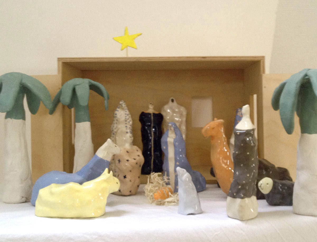 Moderne kerststal keramiek. Genummerd en gesigneerd. Nicolaas Maathui… - 109073 Moderne kerststal keramiek. Genummerd en gesigneerd. Nicolaas Maathuis (NIC-O)