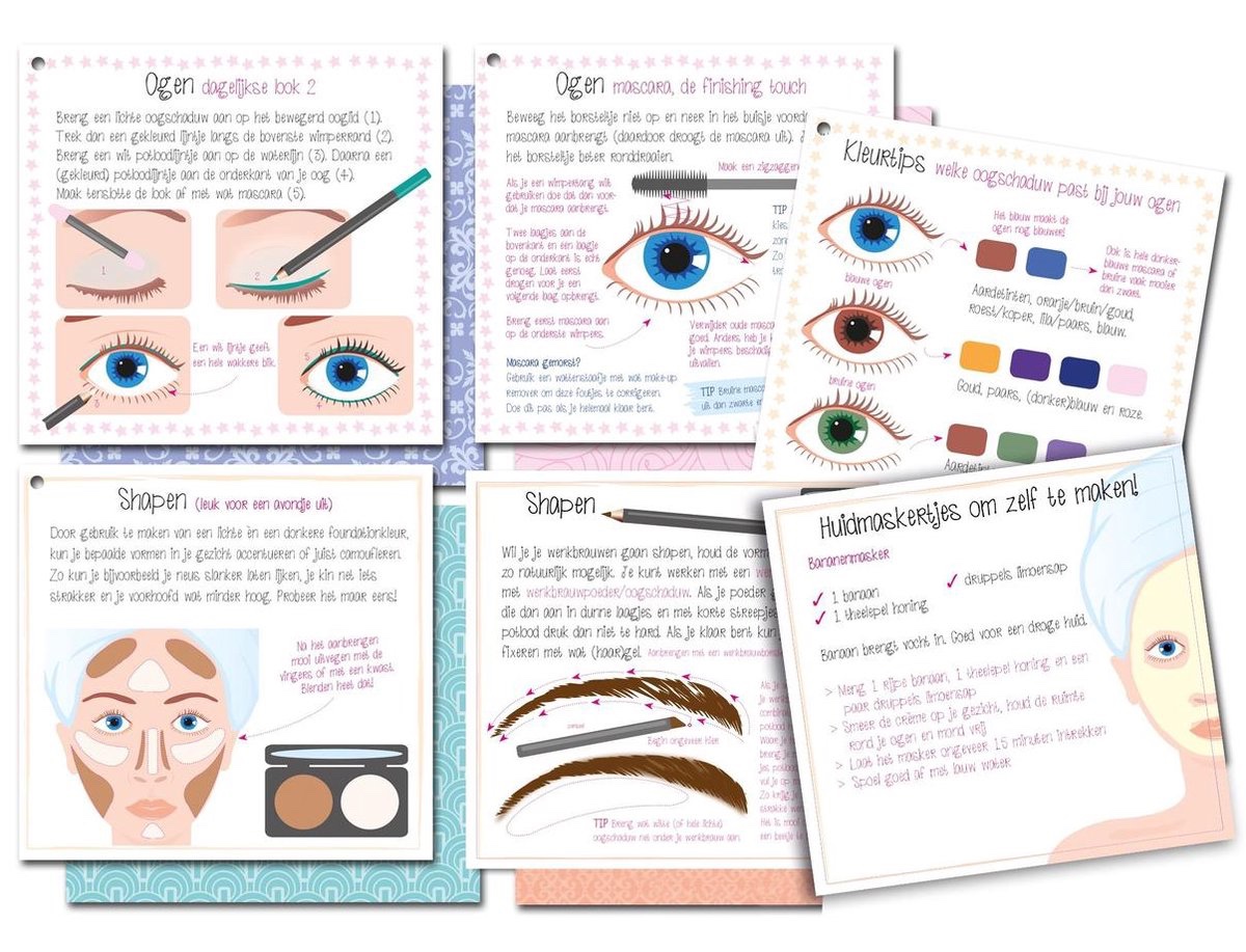 boekje met make up tips voor tieners