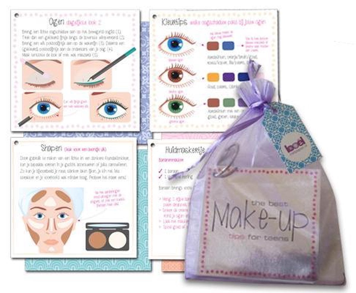 boekje met make up tips voor tieners