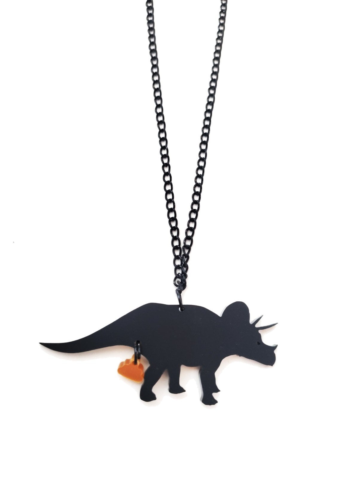 The Golden Turd ketting (triceratops)