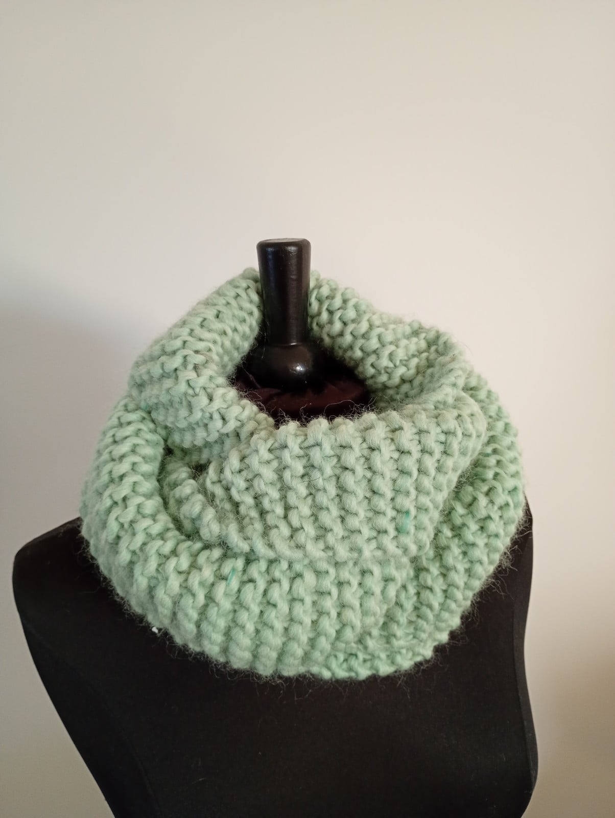 gebreide wikkelsjaal, mint - 111061 gebreide wikkelsjaal, mint