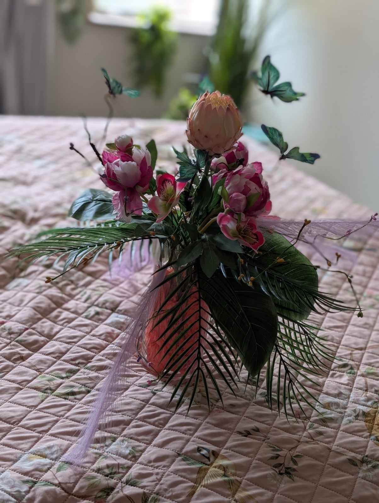 Blush zijden boeket - 139783 Blush zijden boeket