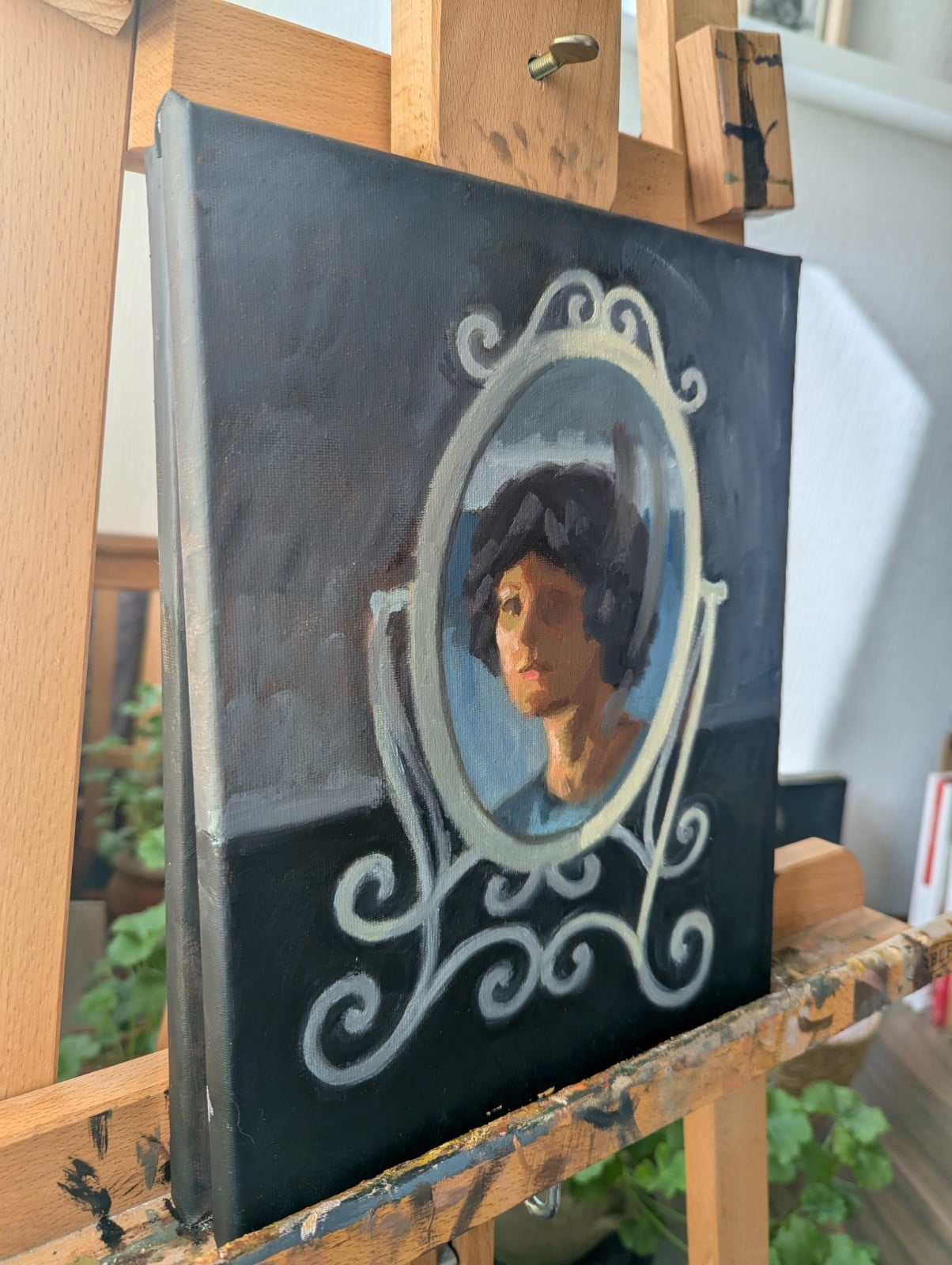 Portrait on the mirror - 150370 Portrait on the mirror