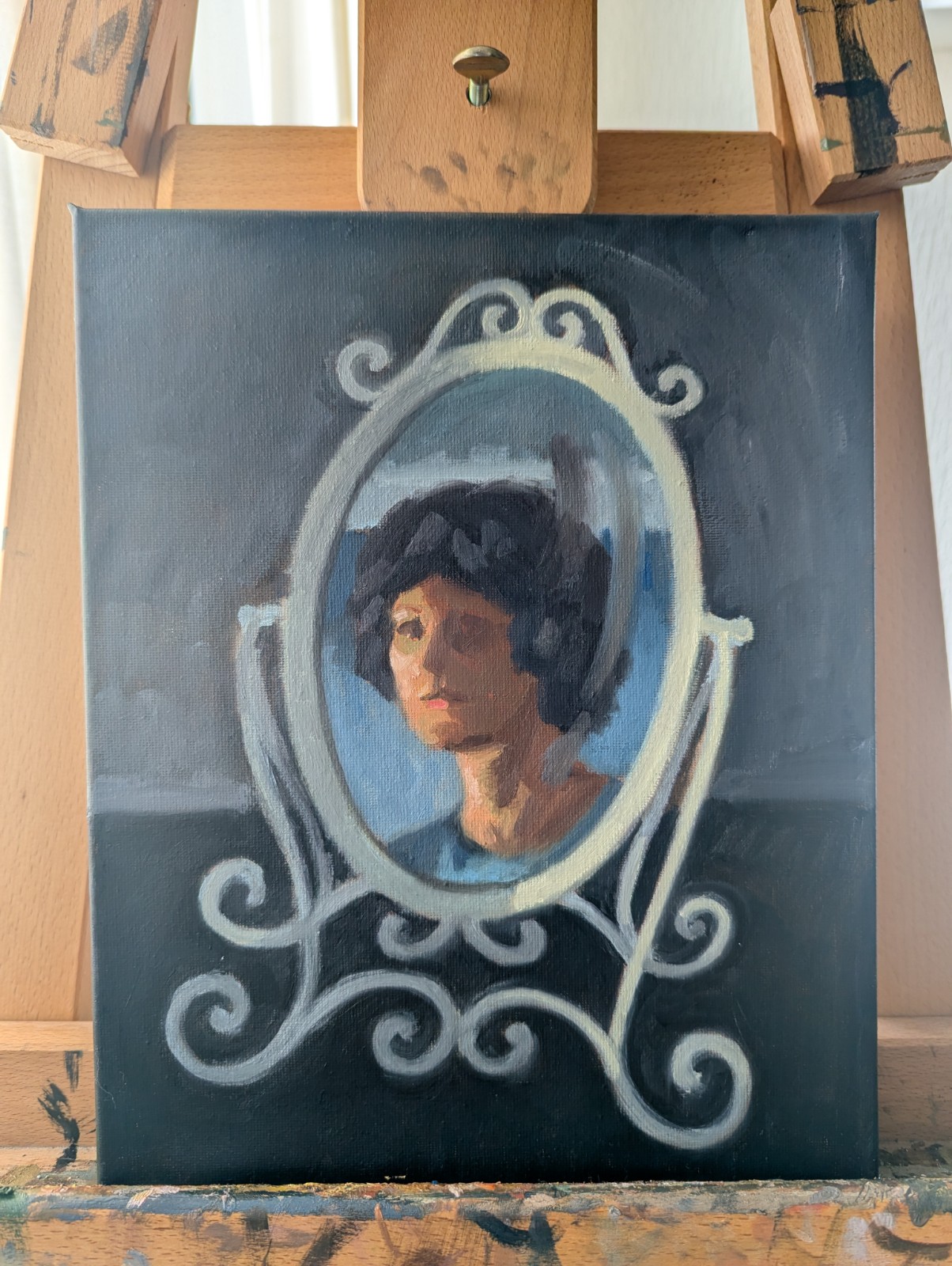 Portrait on the mirror - 150371 Portrait on the mirror