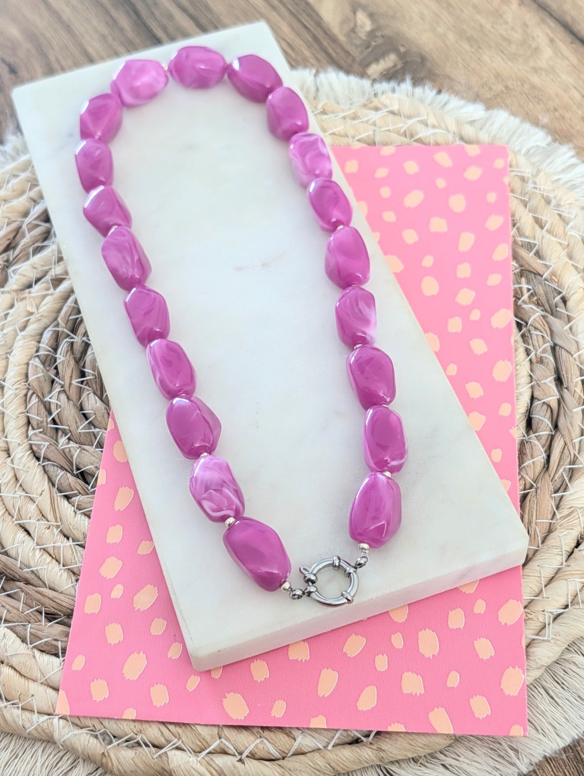 Limited chunky ketting RVS zilver