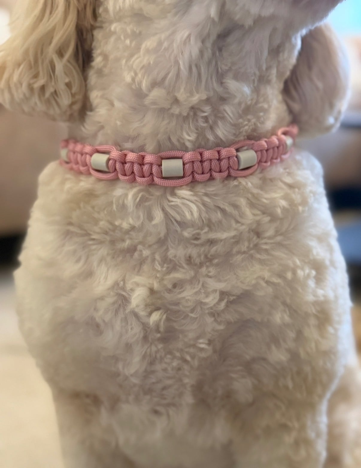 Anti-tekenband licht roze