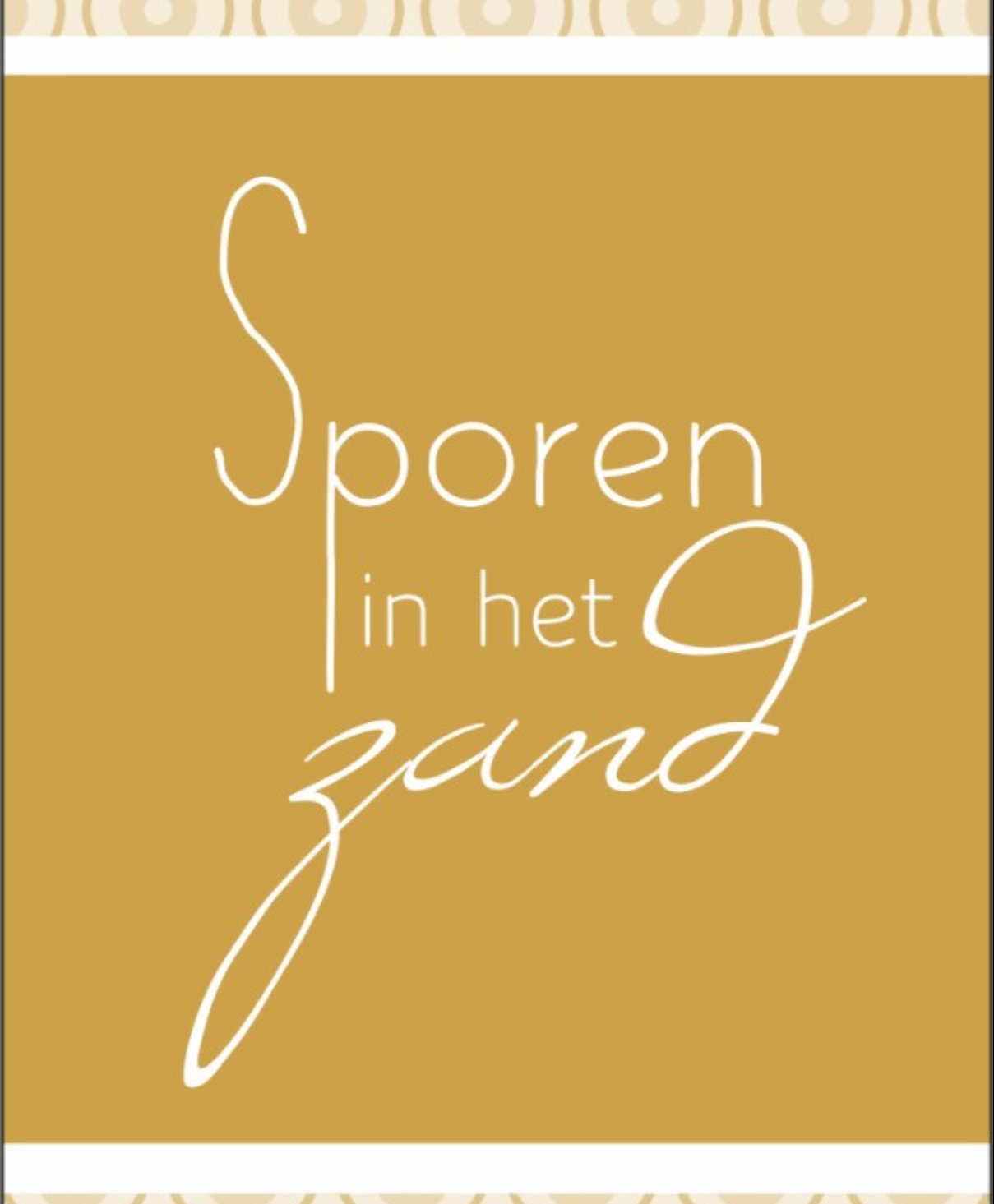 Boekenlegger 'Sporen in het zand'