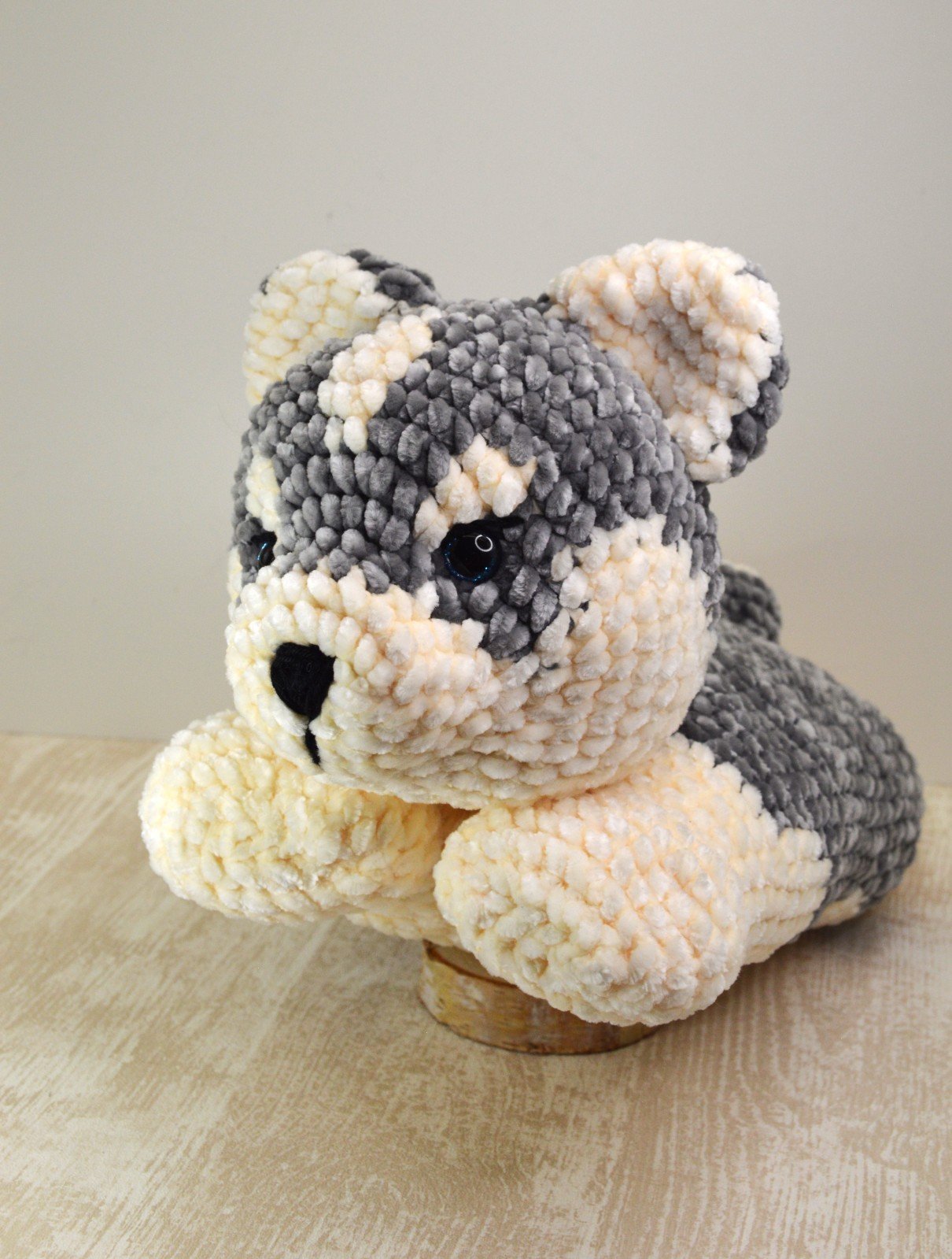 Schattige gehaakte Husky! : zacht velvet yarn - 64257.jpeg Schattige gehaakte Husky! : zacht velvet yarn