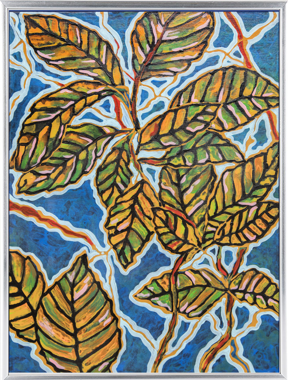 Garden Flowers 2 - 90913 Tuinbloemen 2. Origineel schilderij