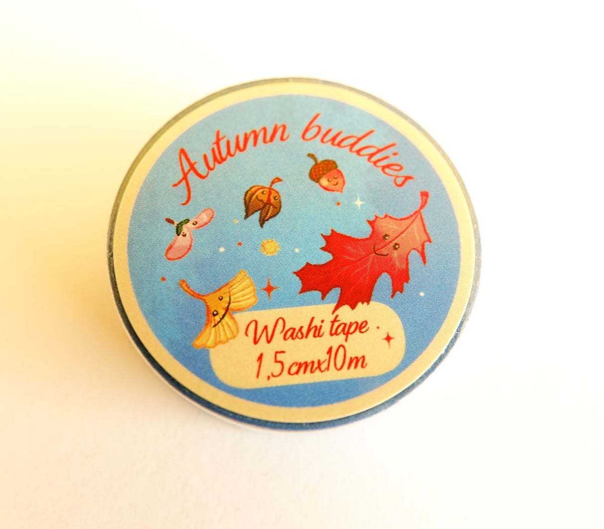 Washitape Autumn buddies, herfst bladeren, eikeltjes, herfst patroon … - 153936 Washitape Autumn buddies, herfst bladeren, eikeltjes, herfst patroon 1,5cmx10m