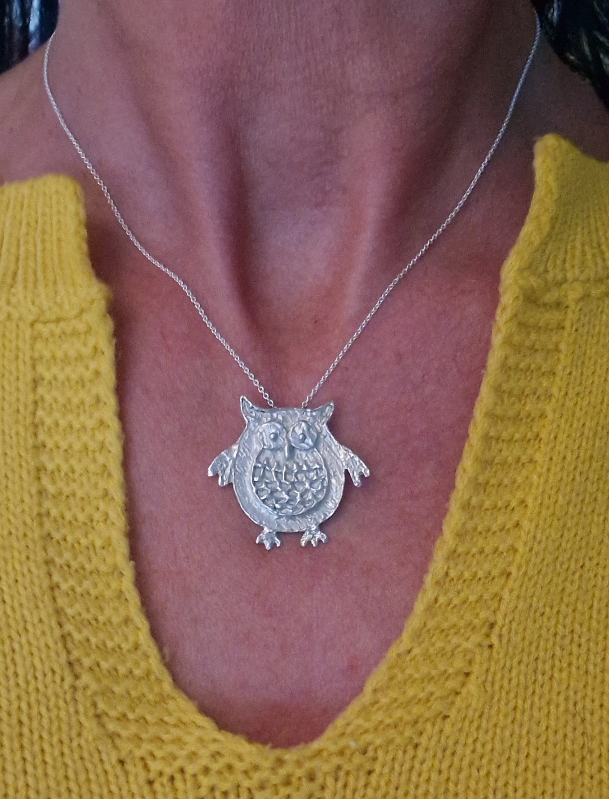 Zilveren hanger uil Nico - 66375.jpeg Zilveren hanger uil Nico