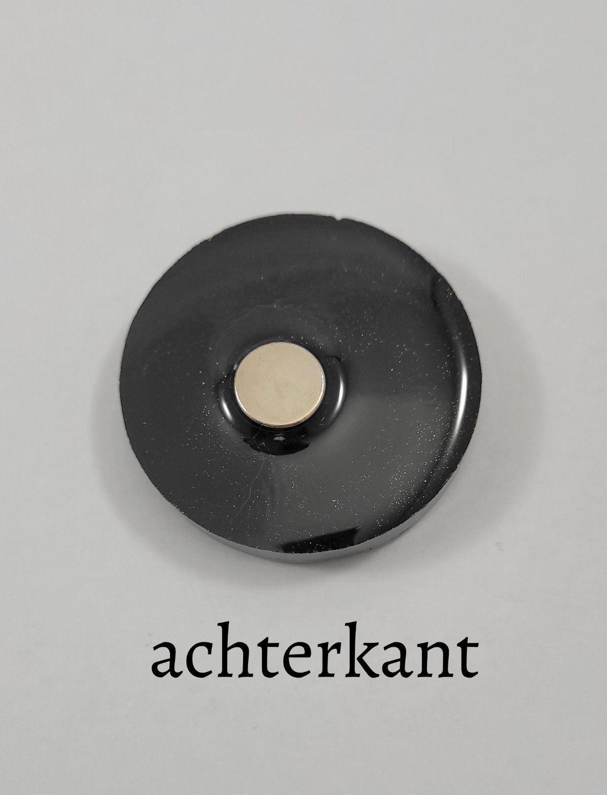 Ram schedel met roos magneet - 102579 Ram schedel met roos magneet