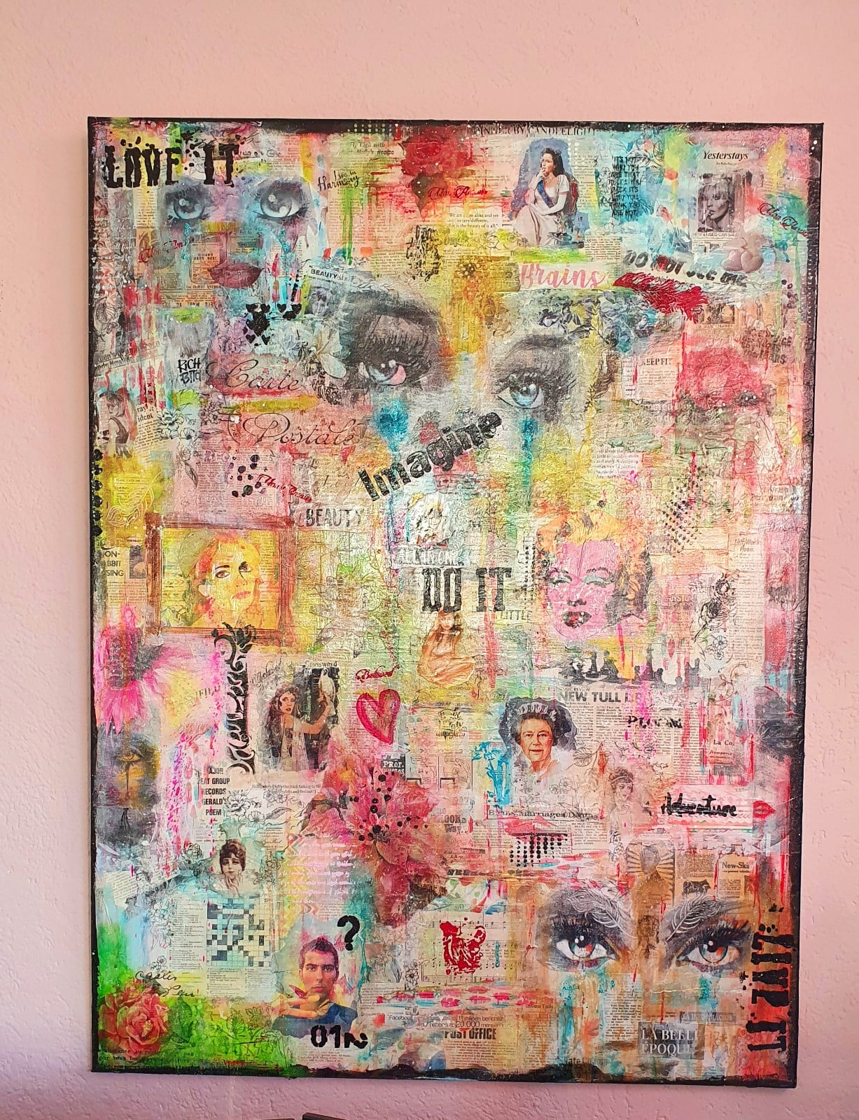 Moodbord of Whispers, een collage