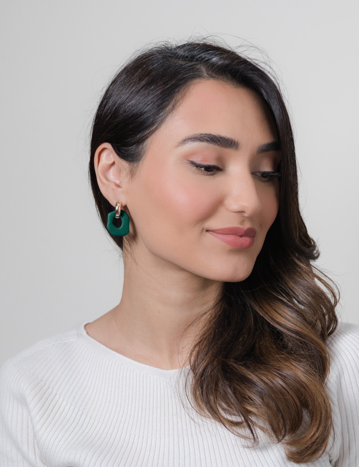 Daria Klei oorbellen - Zilver