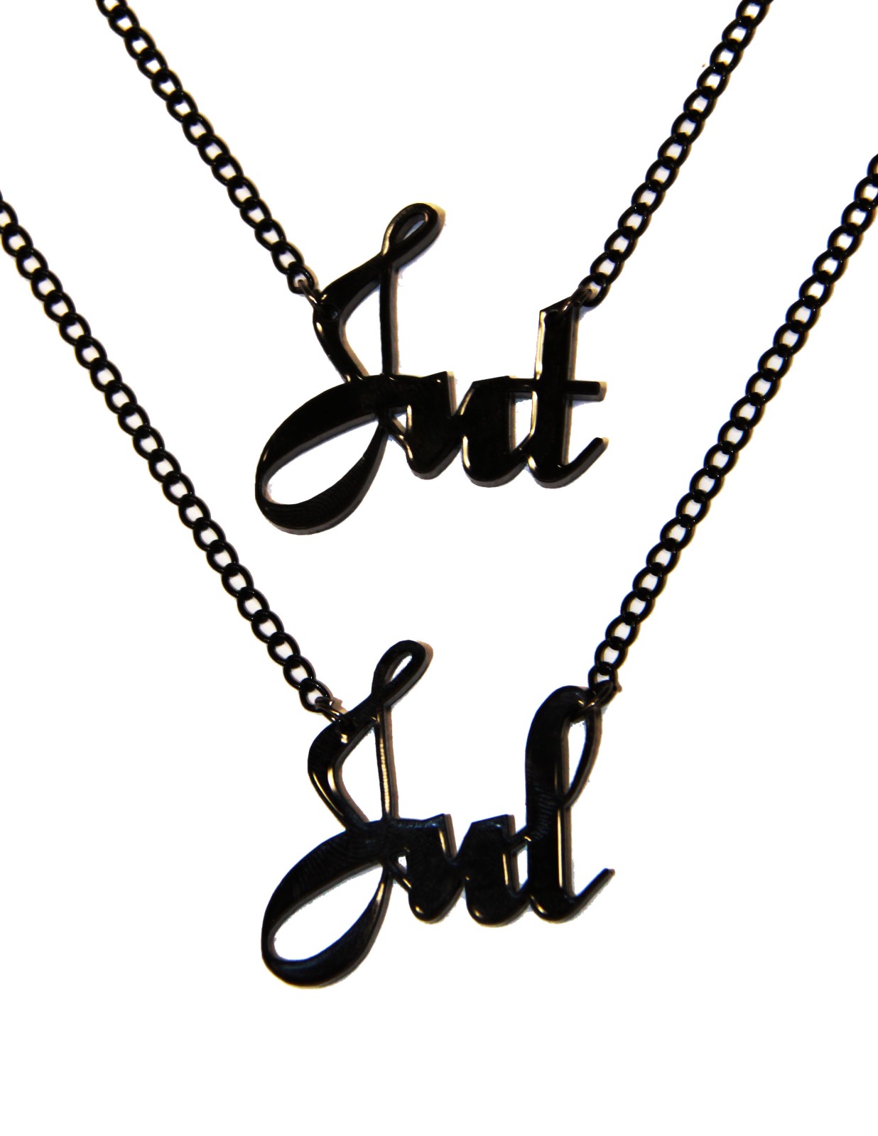 Jut en Jul! kettingen (zwart)