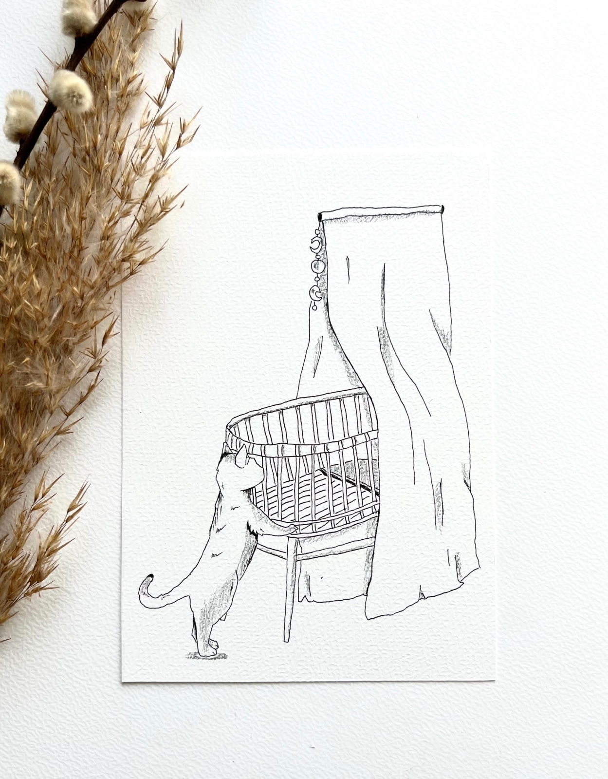 Geboortekaart wieg - 65961.jpeg Geboortekaart wieg