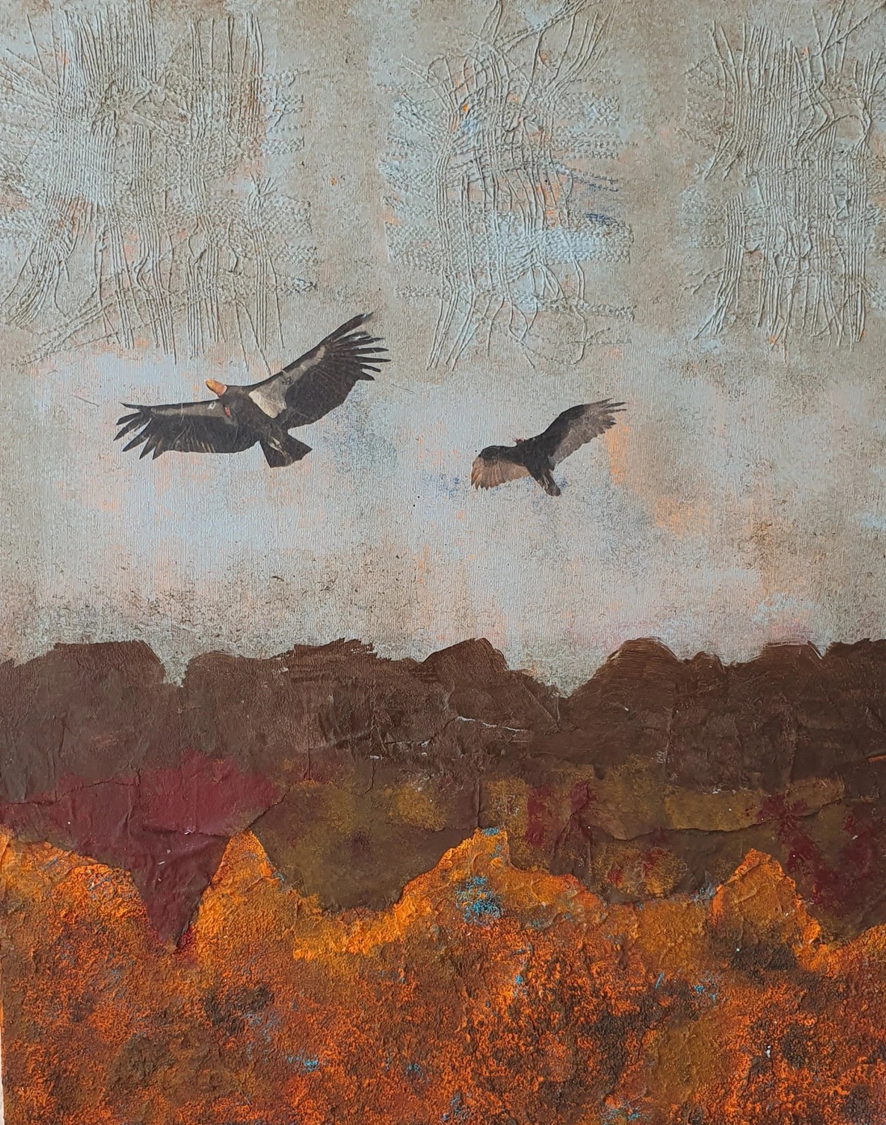 Eagles Delight, een mixed media canvas - 48921 Eagles Delight, een mixed media canvas