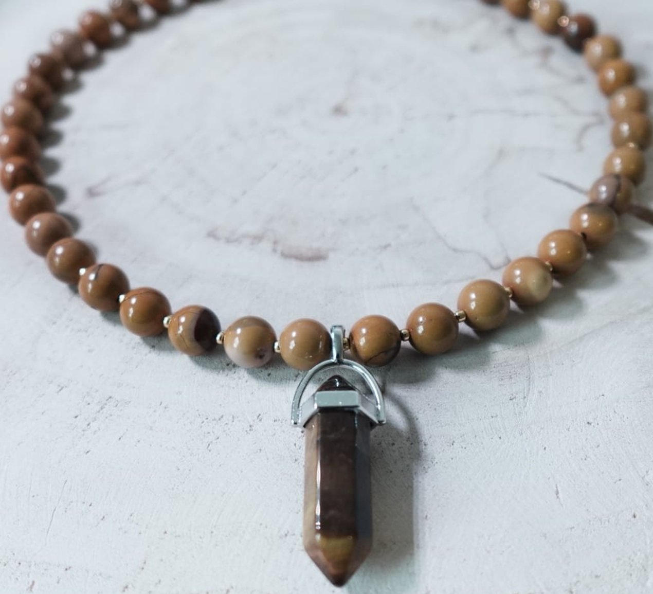 Mookaite & Tijgeroog Ketting