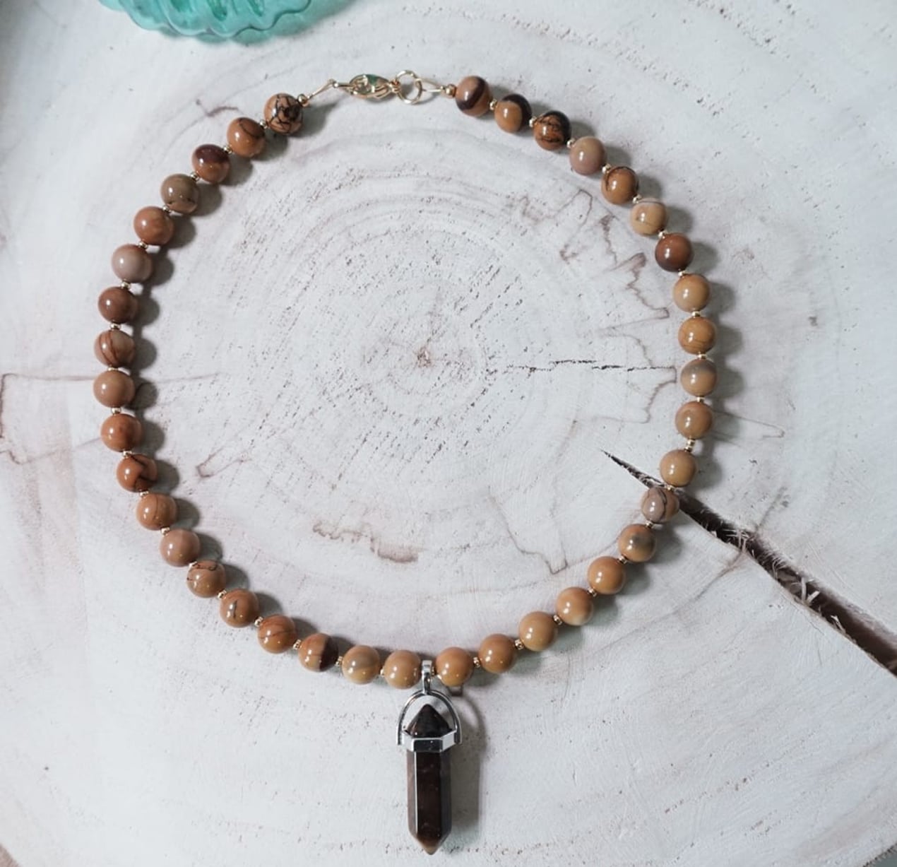 Mookaite & Tijgeroog Ketting