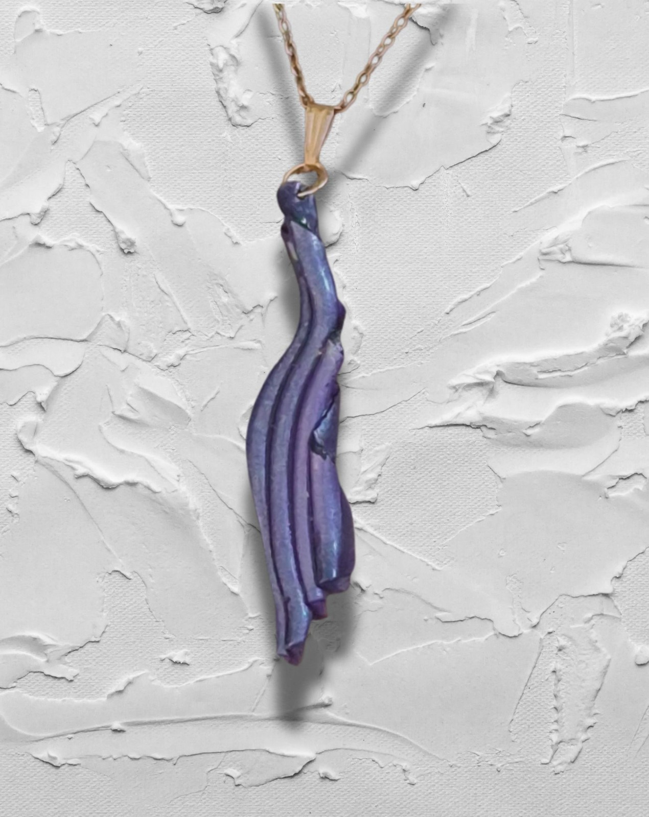 Zwart/paarse hanger - slechts één exemplaar - speciaal juweel - ge… - 137413 Zwart/paarse hanger - slechts één exemplaar - speciaal juweel - geschenk verjaardag vriendin - handgemaakte halsketting