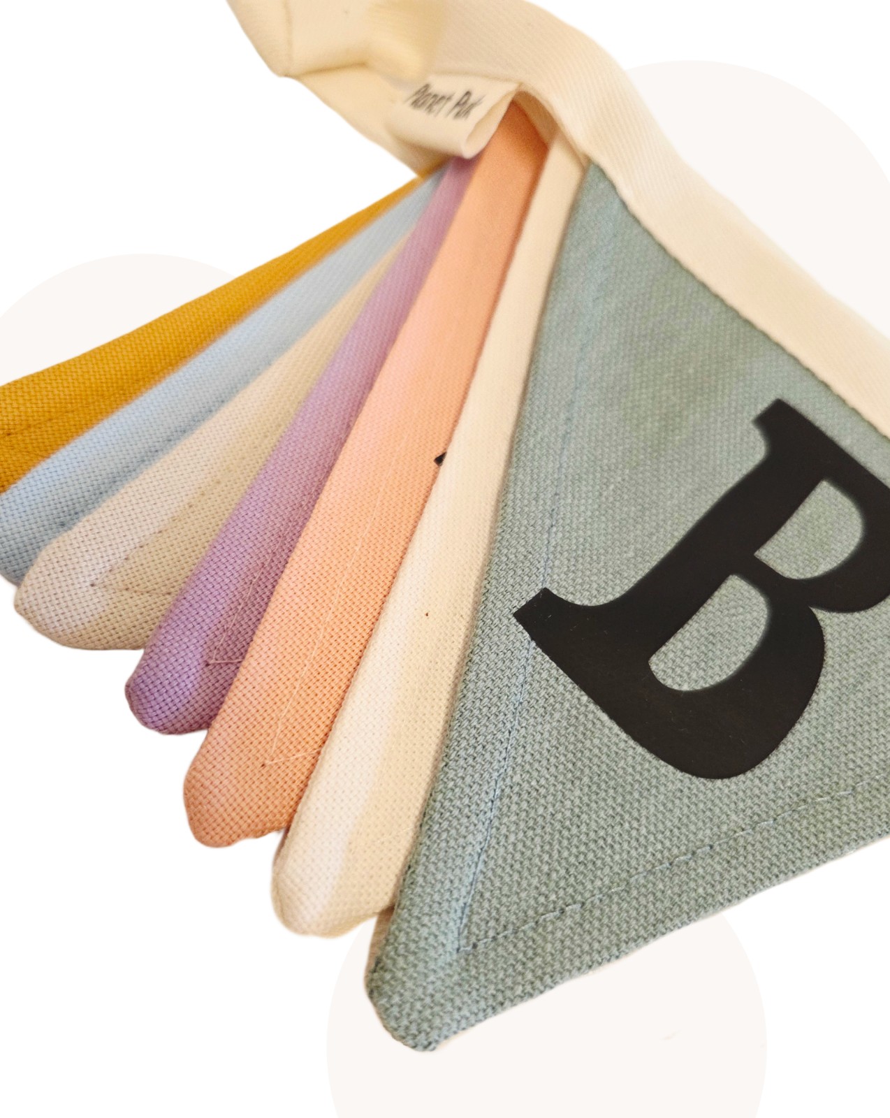 Handgemaakte Decoratie- / Cadeauset Bonjour, nu met gratis Poster! - … - 97844 Handgemaakte Decoratieset, Maankussen, Vlaggenlijn & Poster!