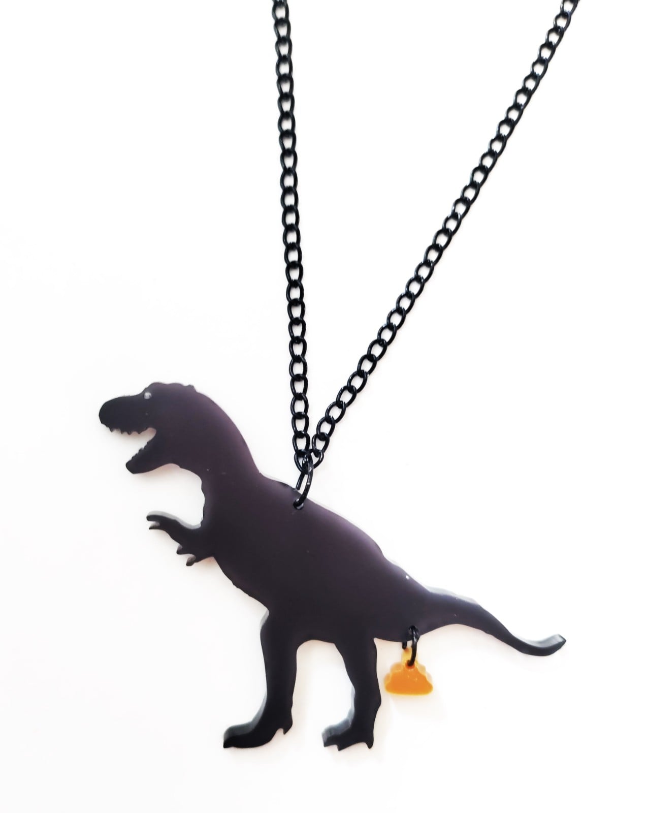 The Golden Turd ketting (T-rex)
