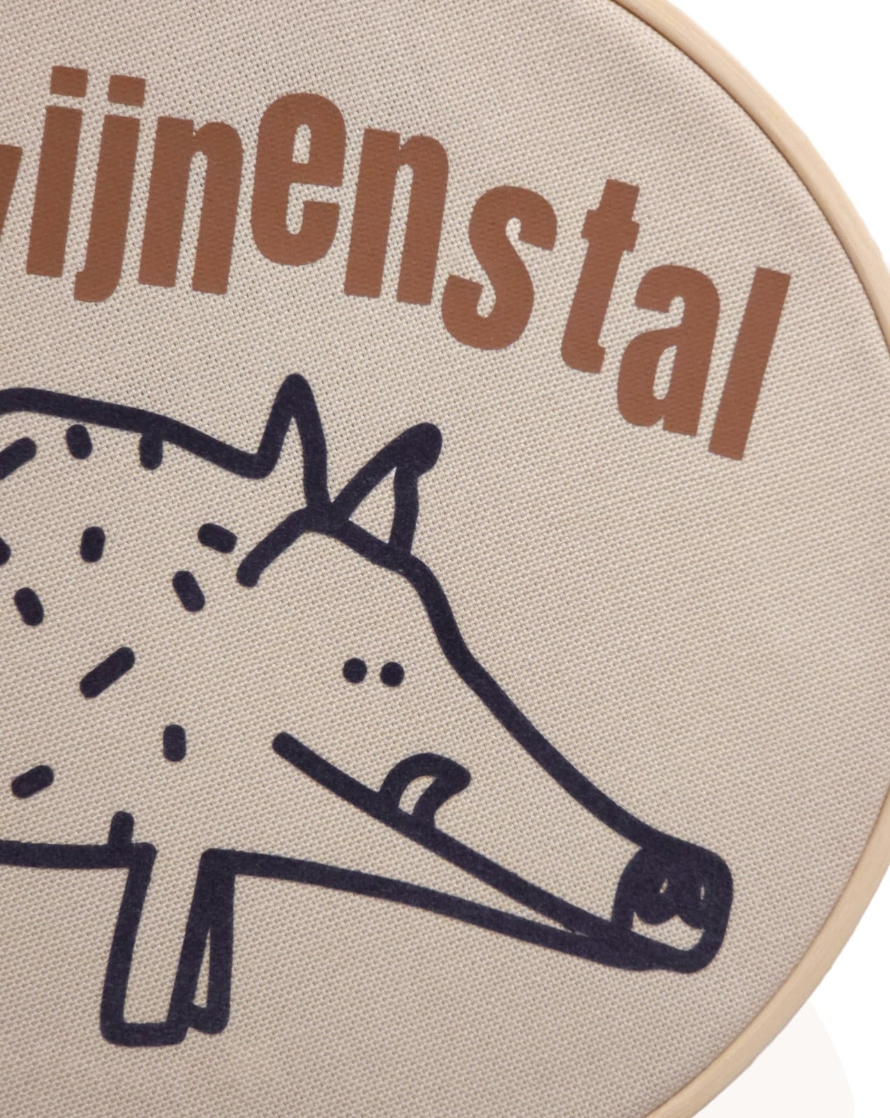 Wandhanger Zwijnenstal | Beige