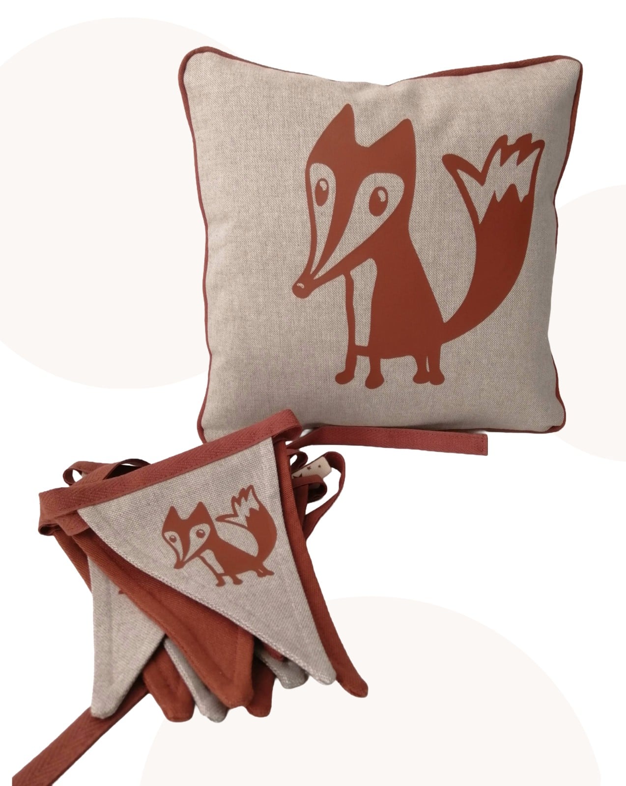 Decoratieset Vosje Spencer – handgemaakt