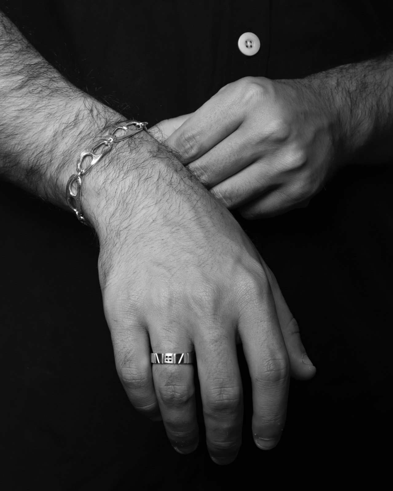 Armband - do you wanna have a drink? - verguld zilver