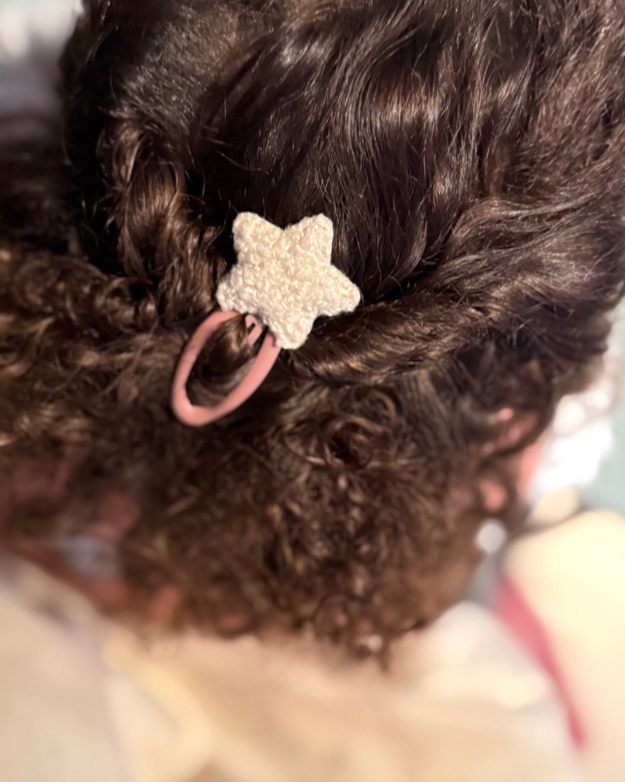 Haarspeld ster wol