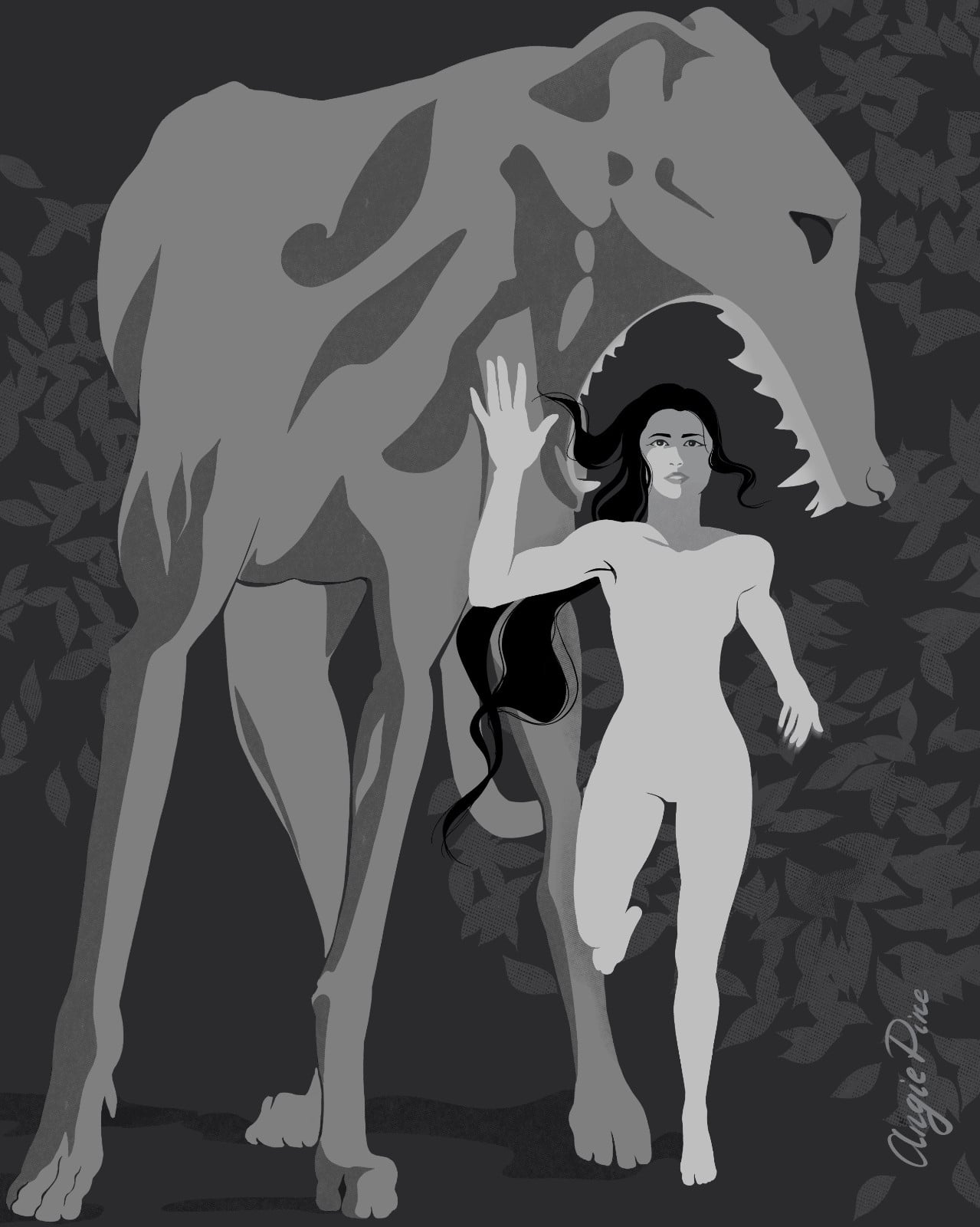 Dark Fantasy Gothic Art Print 40 by 50 cm, Wall Art