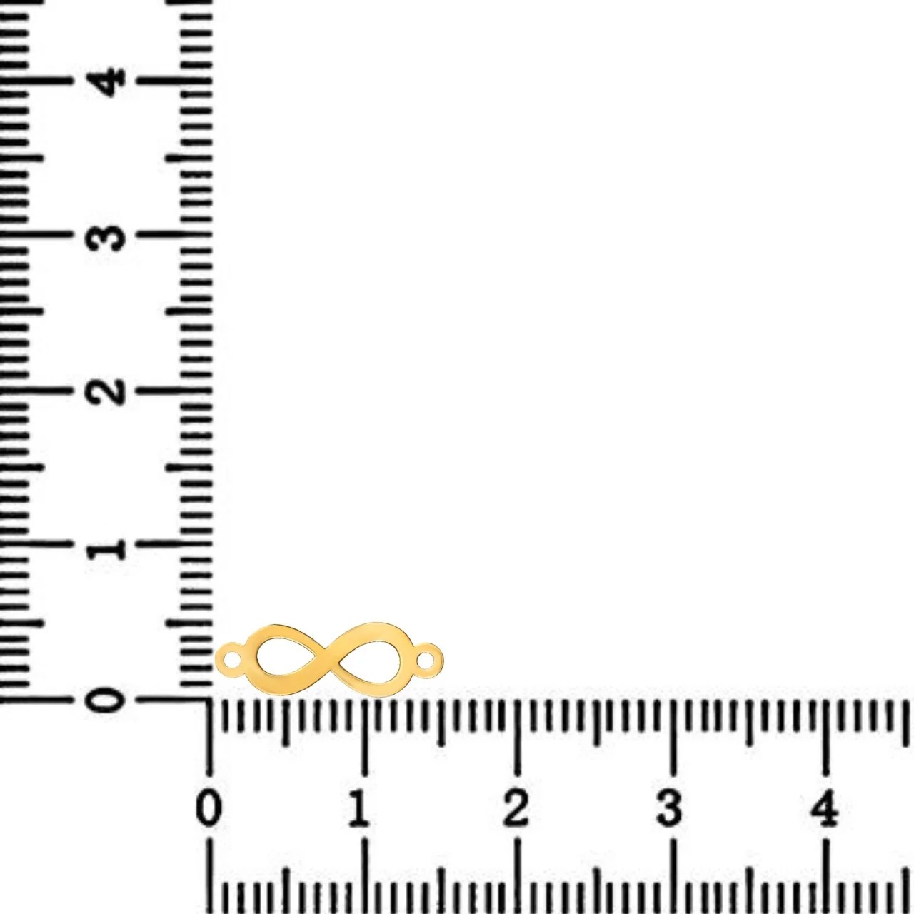 Armband met 14 karaat geelgouden Infinity bedel