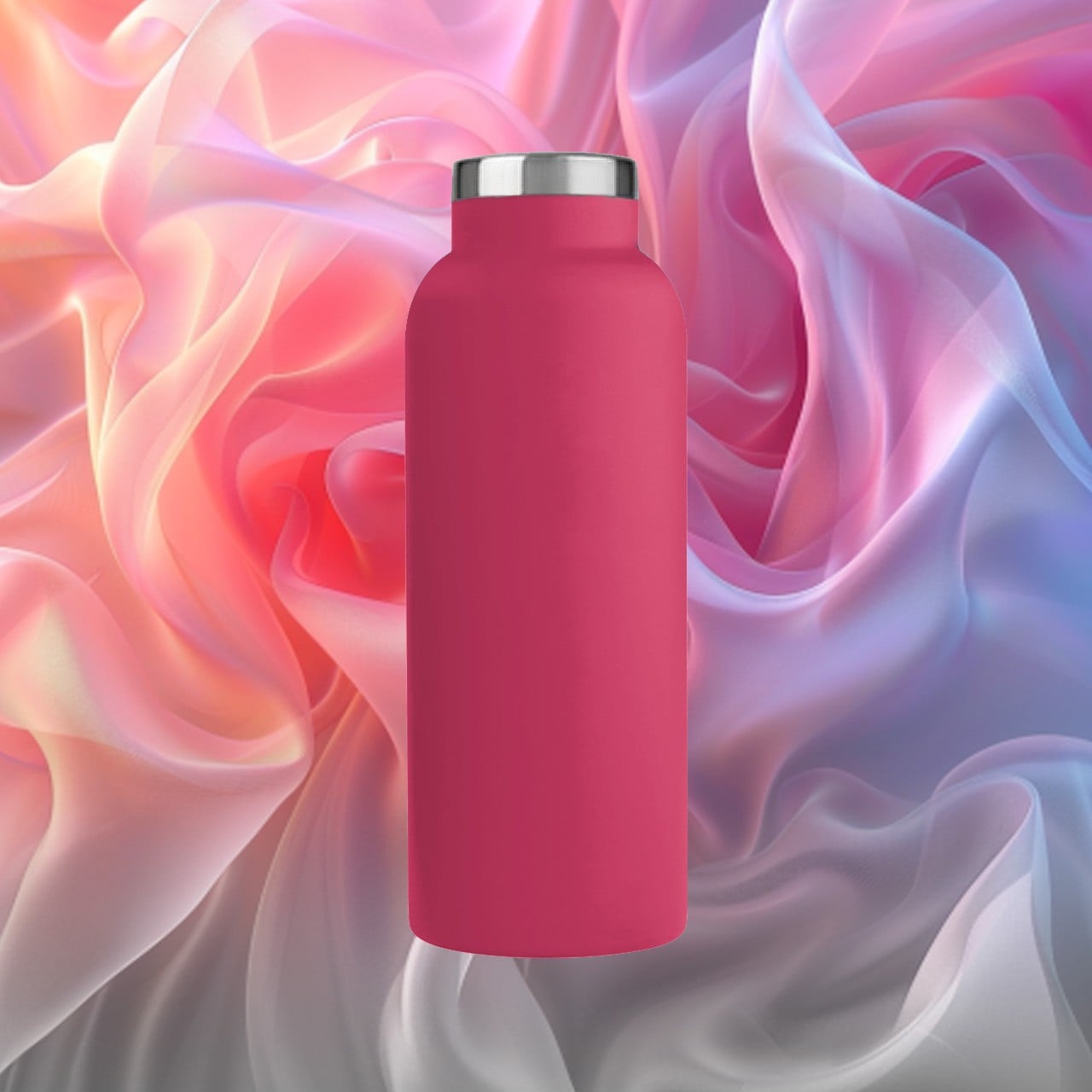 500ml. RVS Blue Bottle thermosfles Pink edition