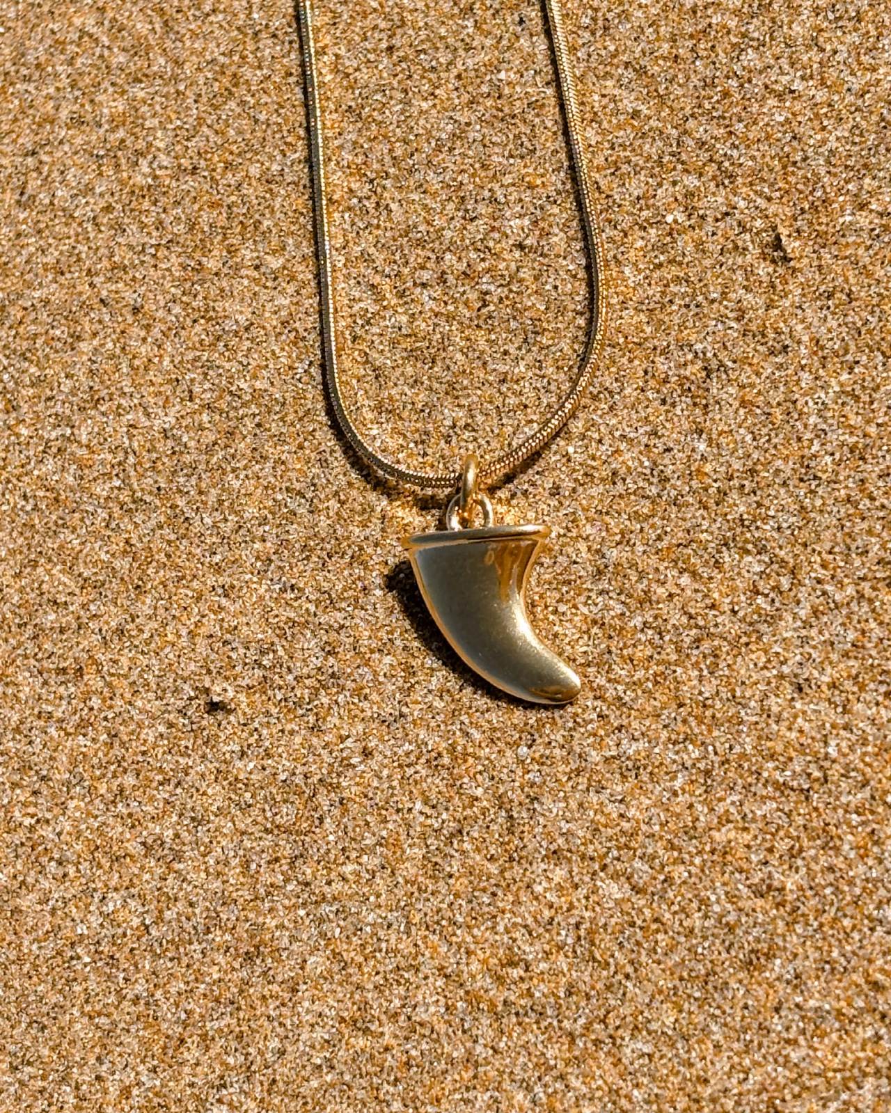 Oceaan Vin ketting goud