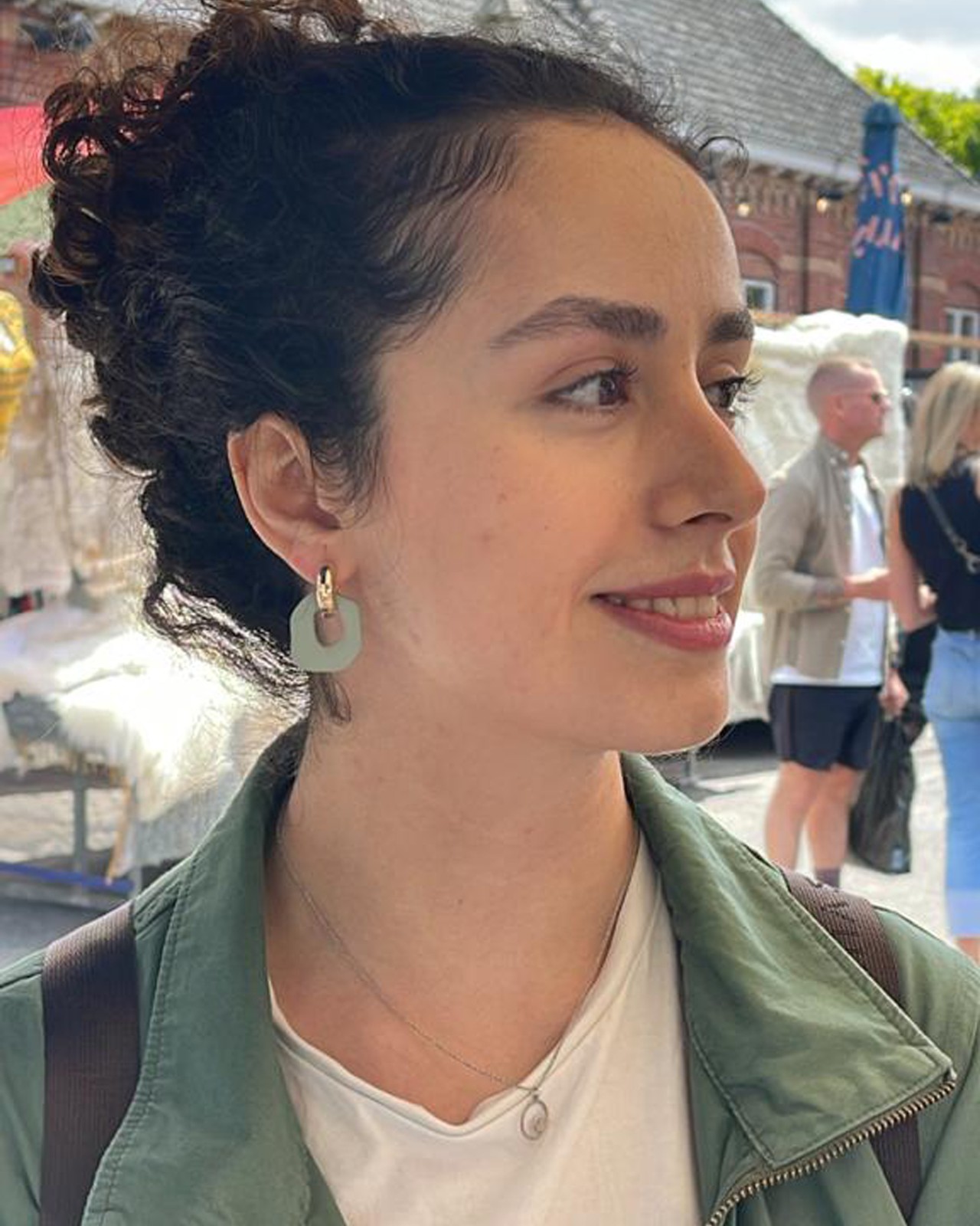 Daria Klei oorbellen - Zilver