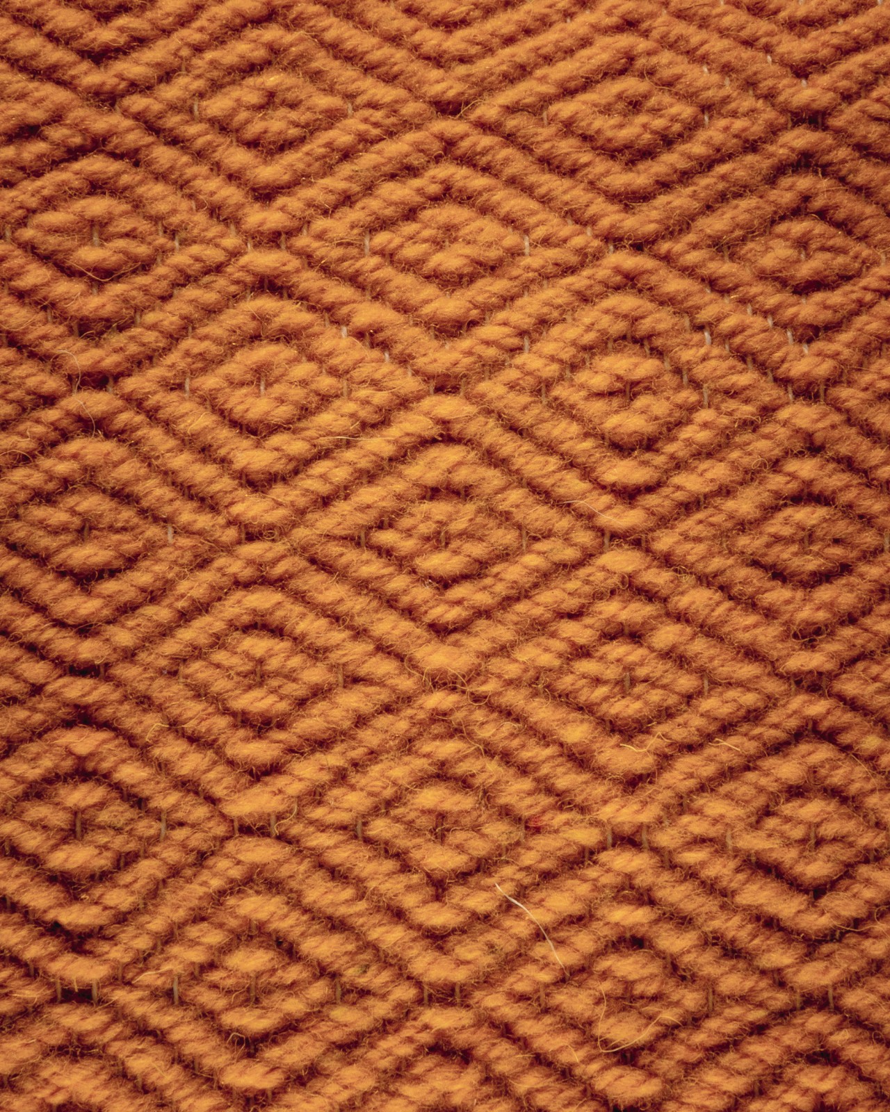 Handgeweven wit schapenwollen kussen (bank of woonkamer)