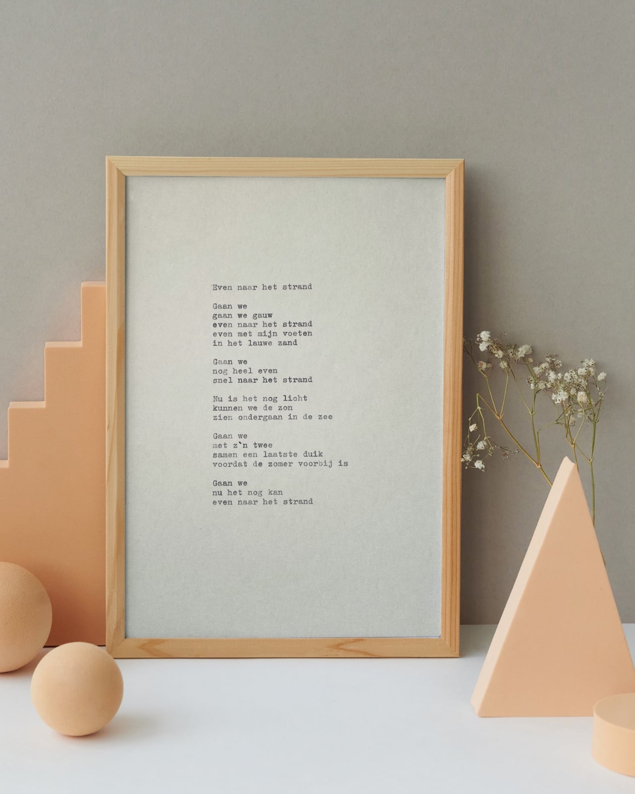 Gedicht - Even naar het strand
