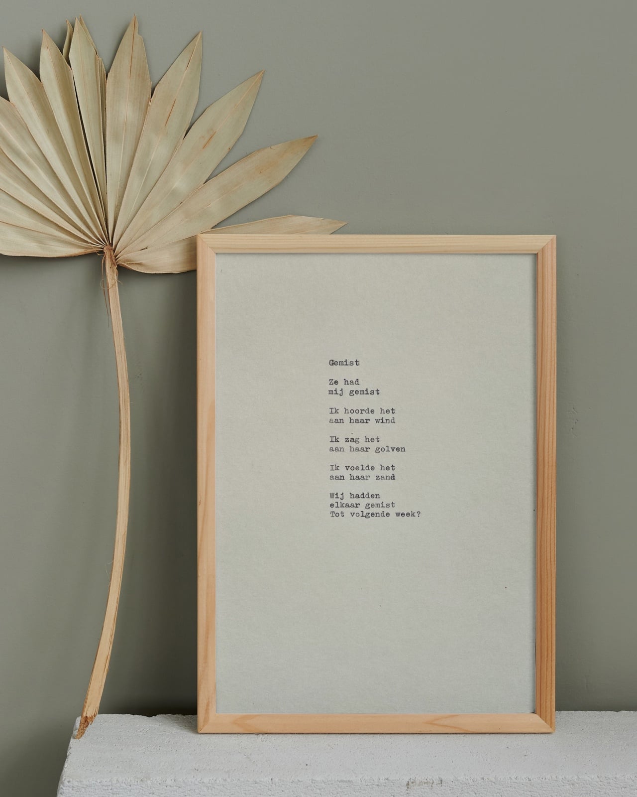 Gedicht - Gemist - 120699 Gedicht - Gemist