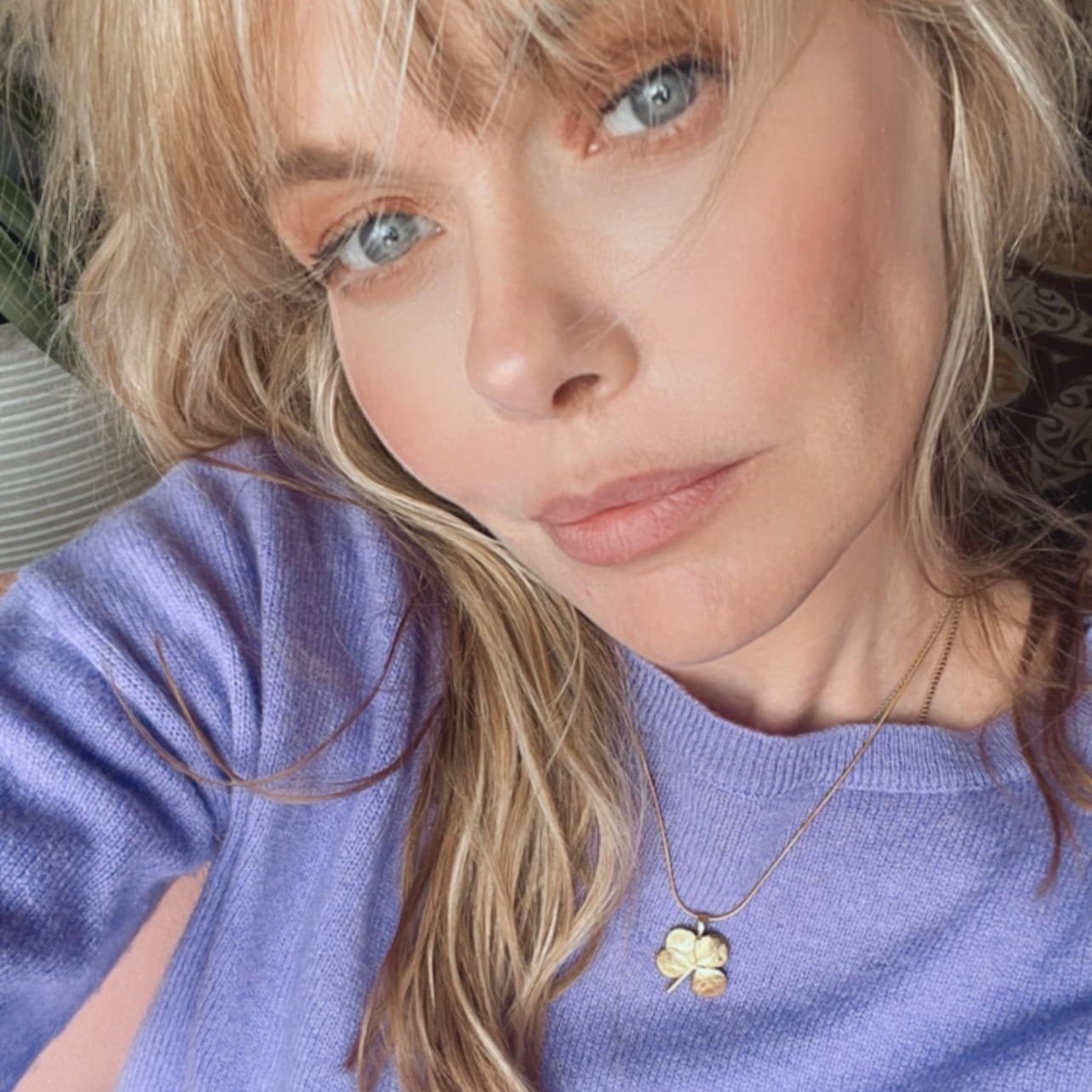 Écht klavertje vier hanger