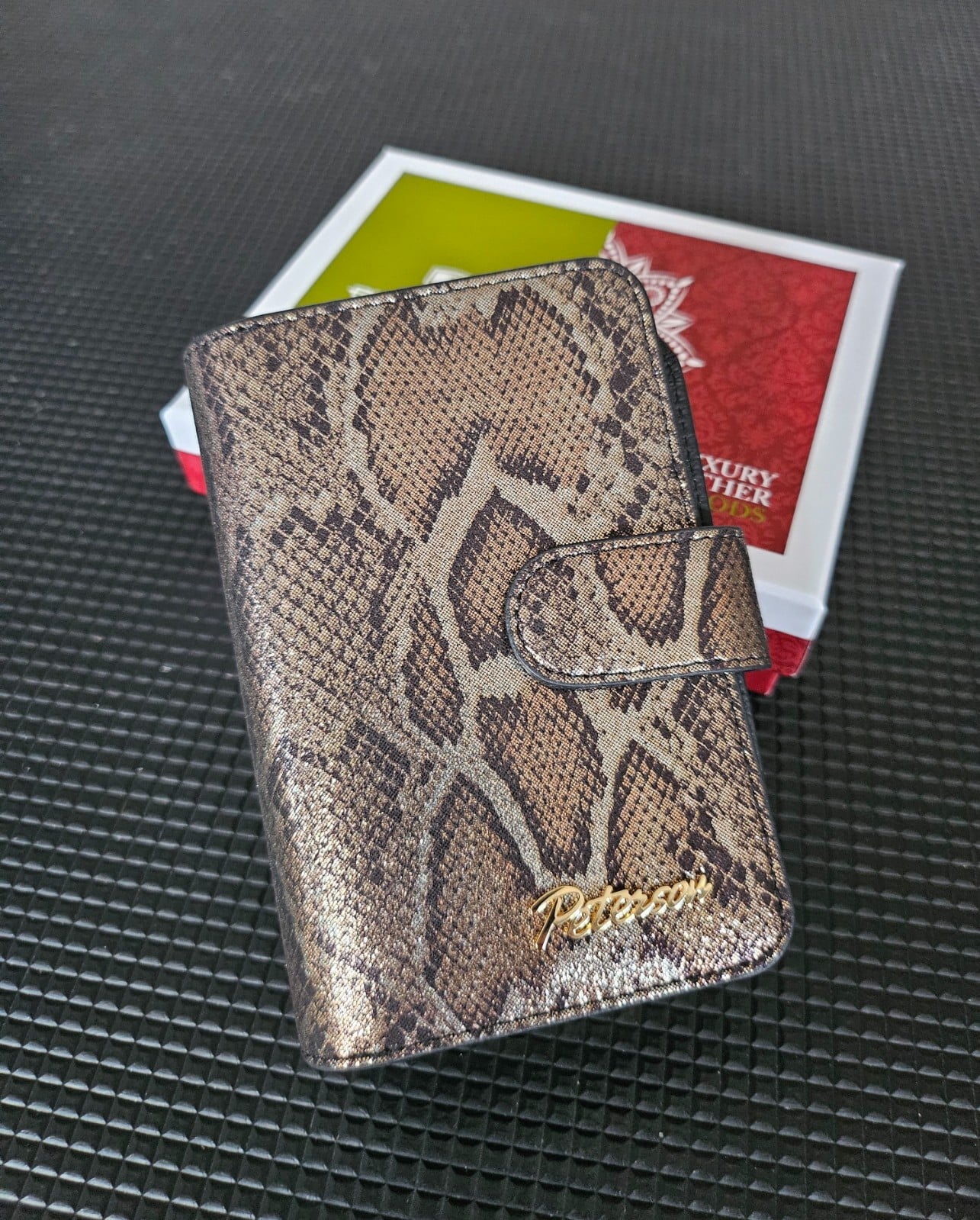 Chris Peterson Amsterdam – Leren Damesportemonnee Snake Print – L… - 147263 Chris Peterson Amsterdam – Leren Damesportemonnee Snake Print – Laatste Stuk! 🐍✨